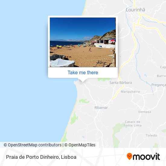 Praia de Porto Dinheiro map