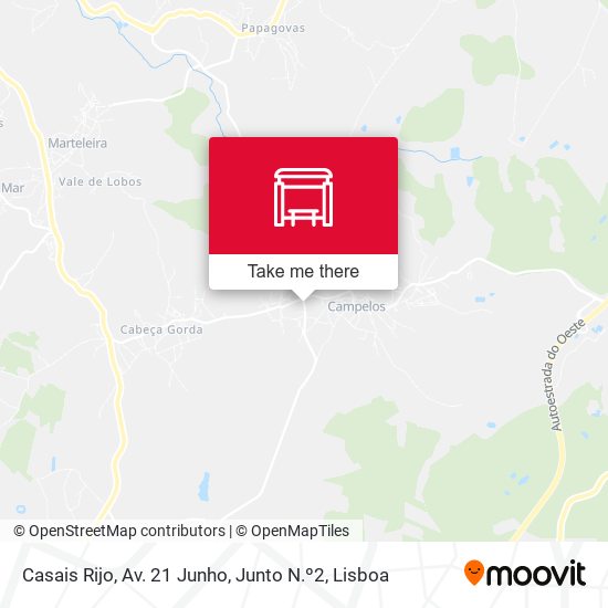 Casais Rijo, Av. 21 Junho, Junto N.º2 map