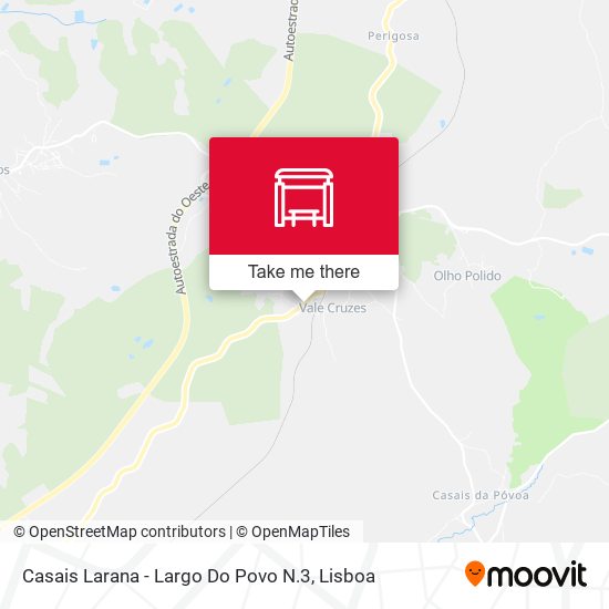 Casais Larana - Largo Do Povo N.3 map
