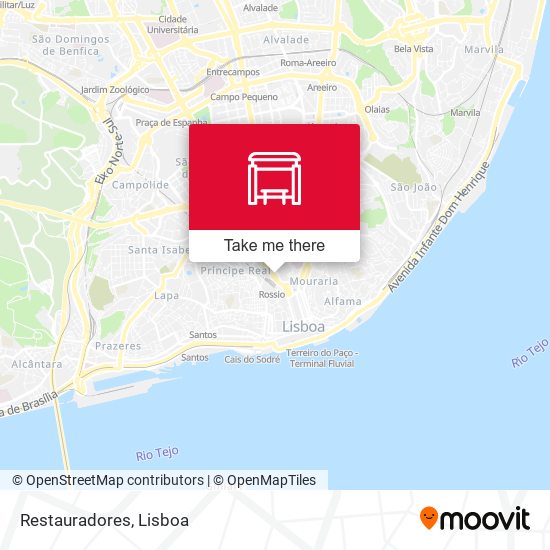 Restauradores mapa
