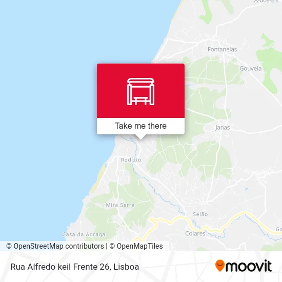 Rua Alfredo keil Frente 26 map