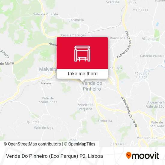 Venda Do Pinheiro (Eco Parque) P2 map