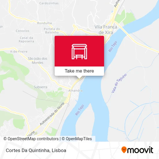 Cortes Da Quintinha map