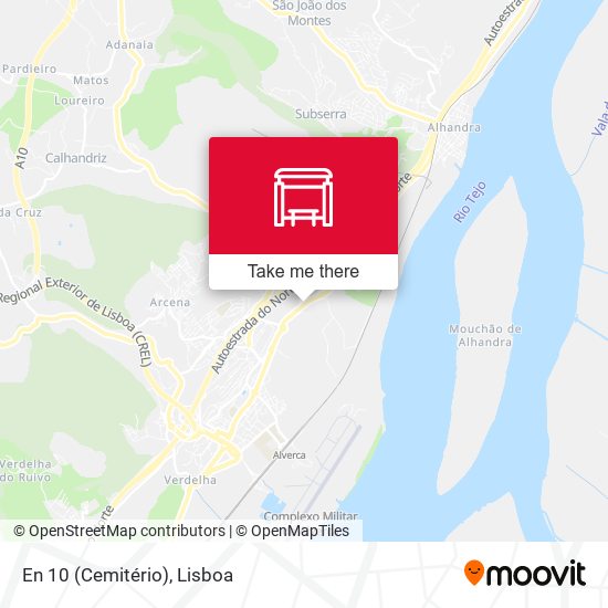 En 10 (Cemitério) mapa