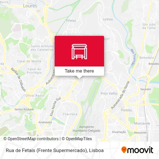 Rua de Fetais (Frente Supermercado) map
