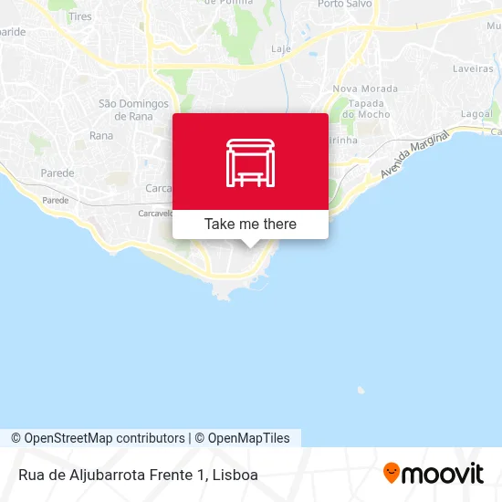 Rua de Aljubarrota Frente 1 map