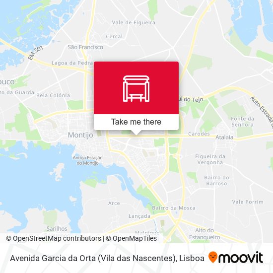Avenida Garcia da Orta (Vila das Nascentes) map