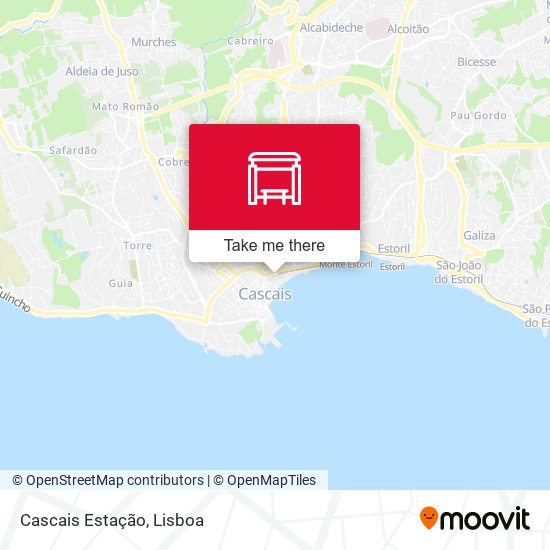 Cascais Estação map