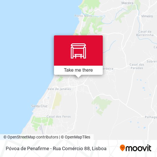Póvoa de Penafirme - Rua Comércio 88 map