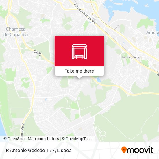 R António Gedeão 177 map