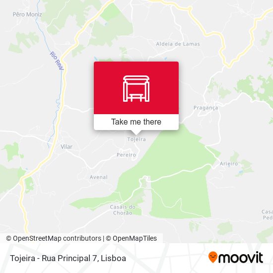 Tojeira - Rua Principal 7 map