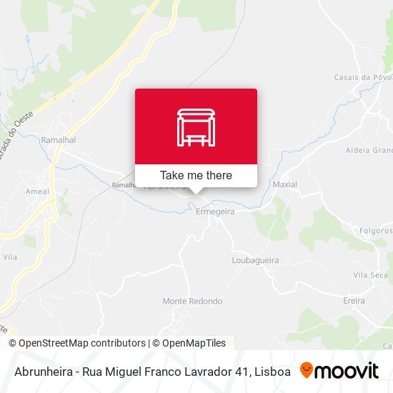 Abrunheira - Rua Miguel Franco Lavrador 41 map
