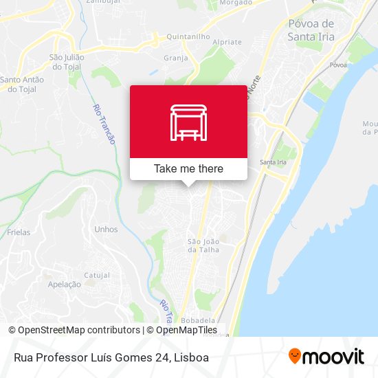 Rua Professor Luís Gomes 24 mapa