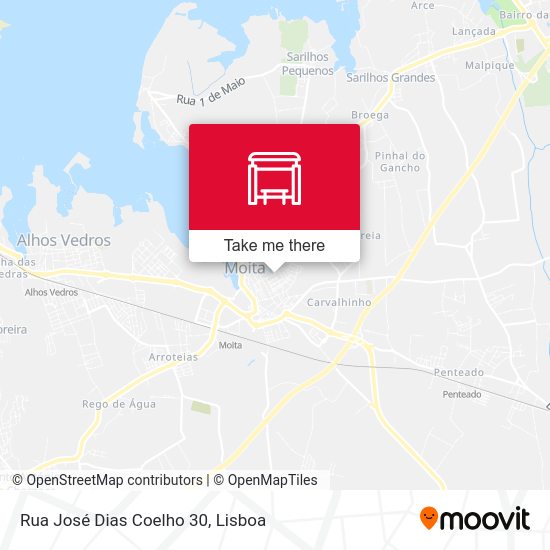 Rua José Dias Coelho 30 mapa