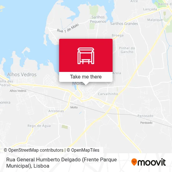 Rua General Humberto Delgado (Frente Parque Municipal) map