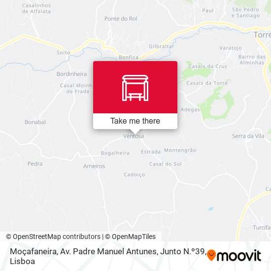 Moçafaneira, Av. Padre Manuel Antunes, Junto N.º39 map