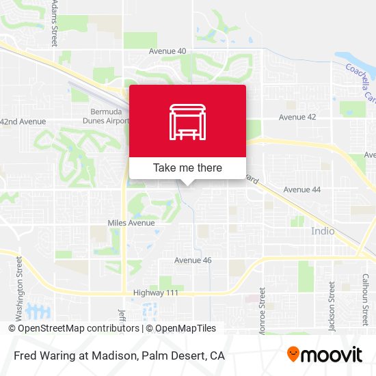 Fred Waring at Madison map