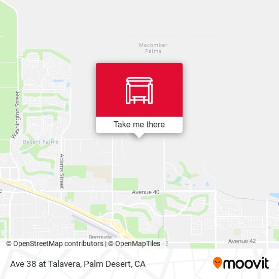 Ave 38 at Talavera map