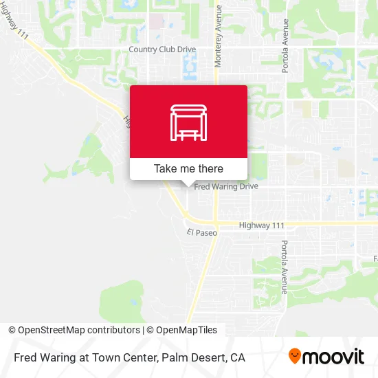 Fred Waring at Town Center map