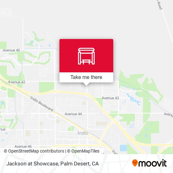 Mapa de Jackson at Showcase