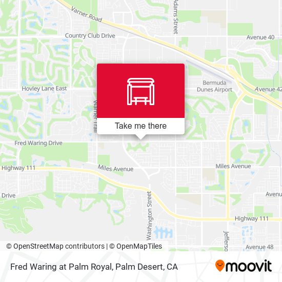 Mapa de Fred Waring at Palm Royal