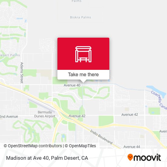 Mapa de Madison at Ave 40
