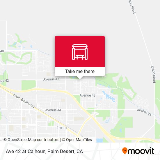 Ave 42 at Calhoun map