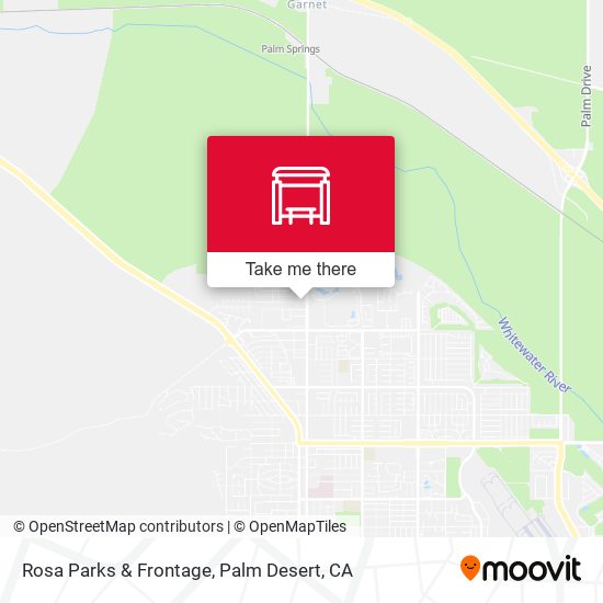 Rosa Parks & Frontage map