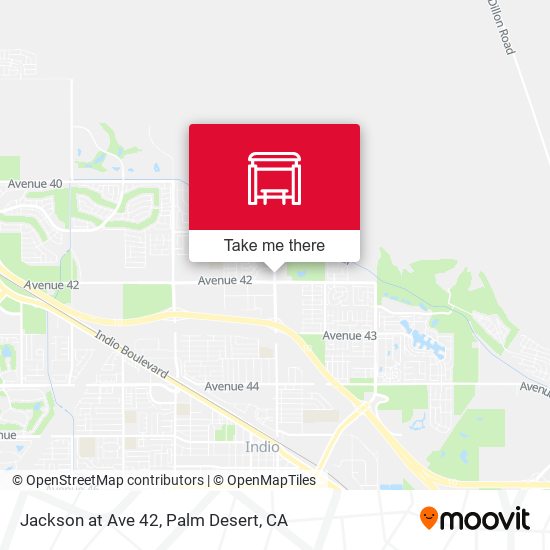 Jackson at Ave 42 map