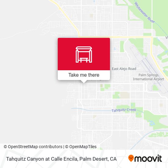 Tahquitz Canyon at Calle Encila map