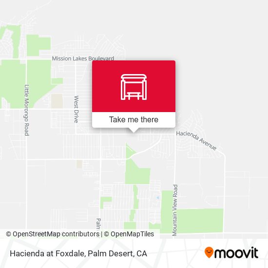 Hacienda at Foxdale map