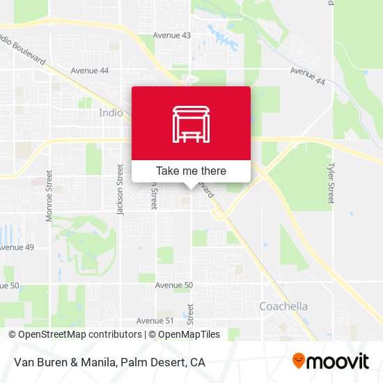 Mapa de Van Buren & Manila