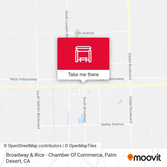 Broadway & Rice - Chamber Of Commerce map