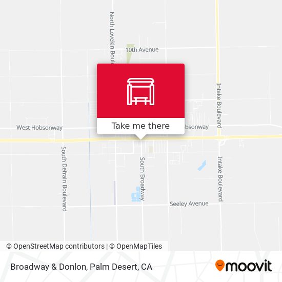 Broadway & Donlon map