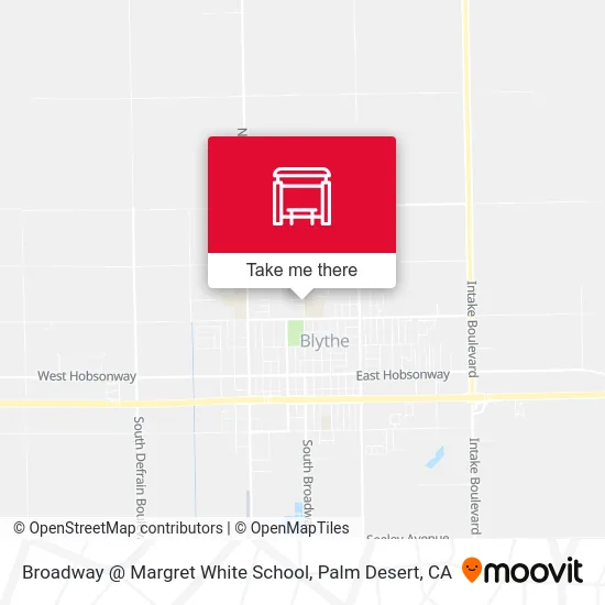 Broadway @ Margret White School map