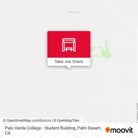 Palo Verde College - Student Building map