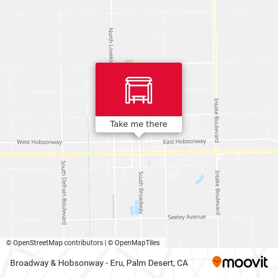 Broadway & Hobsonway - Eru map