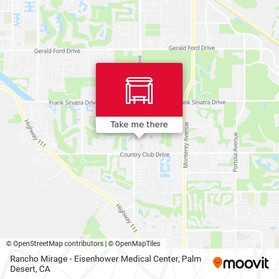 Mapa de Rancho Mirage - Eisenhower Medical Center