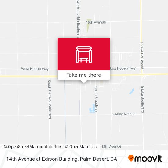 14th Avenue at Edison Building map