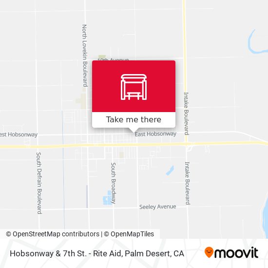 Hobsonway & 7th St. - Rite Aid map