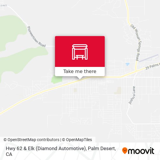 Hwy 62 & Elk (Diamond Automotive) map