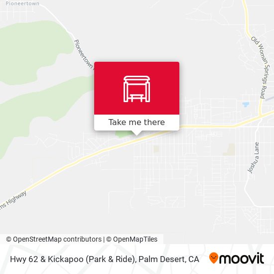 Mapa de Hwy 62 & Kickapoo (Park & Ride)