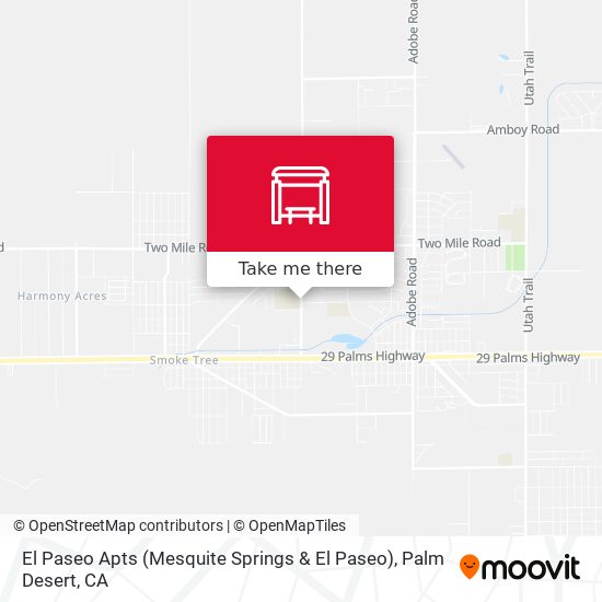 Mapa de El Paseo Apts (Mesquite Springs & El Paseo)