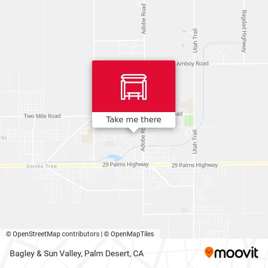 Bagley & Sun Valley map