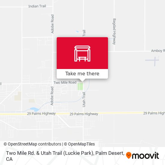 Mapa de Two Mile Rd. & Utah Trail (Luckie Park)