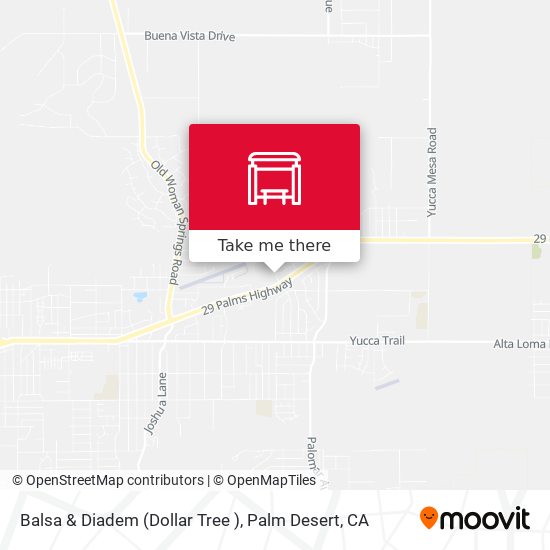 Balsa & Diadem (Dollar Tree ) map