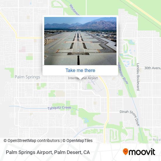 Mapa de Palm Springs Airport