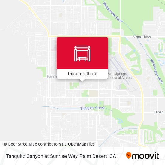 Tahquitz Canyon at Sunrise Way map