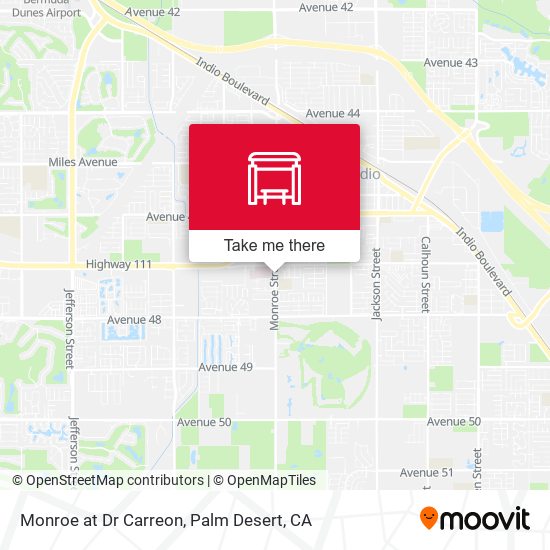 Monroe at Dr Carreon map