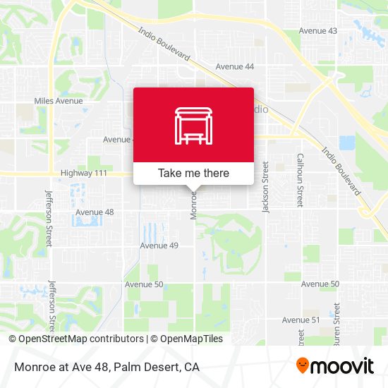 Monroe at Ave 48 map